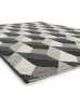Kül- és beltéri szőnyeg Metro Black/White 160x230 cm