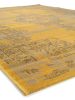Antik sárga kültéri és beltéri szőnyeg nagymintás 15x15 cm Mintadarab