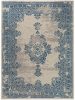 Kültéri és beltéri szőnyeg Antik bézs/kék 15x15 cm Mintadarab