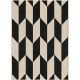 Rug Dessert Black/White 120x170 cm