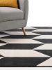 Rug Dessert Black/White 160x230 cm
