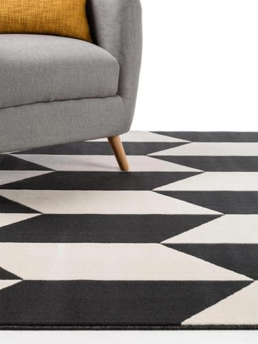 Rug Dessert Black/White 160x230 cm