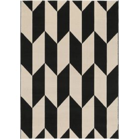 Rug Dessert Black/White 80x150 cm