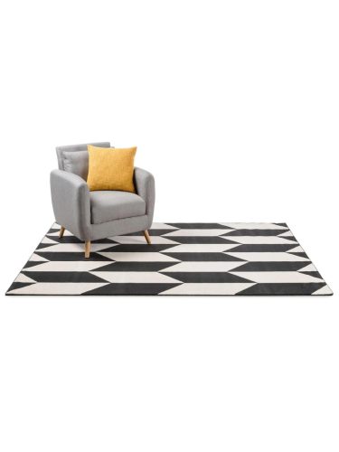 Rug Dessert Black/White 80x150 cm