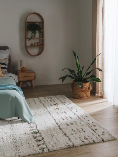 Shaggy rug Gobi Beige 80x150 cm
