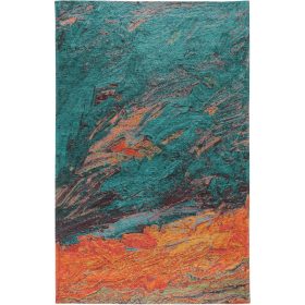 Flat Weave Rug Stay Turquoise 75x165 cm