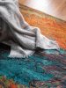 Flat Weave Rug Stay Turquoise 195x285 cm