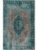 Flat Weave Rug Tosca Turquoise 195x285 cm