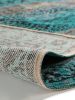 Lapos szőttes szőnyeg Tosca türkiz 195x285 cm