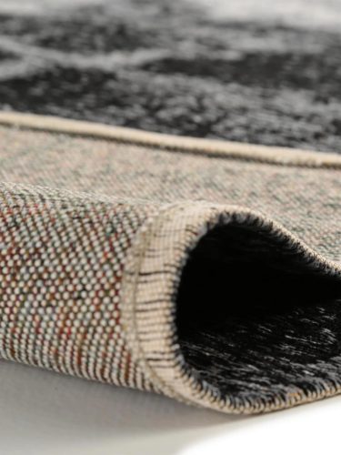Flat Weave Rug Tosca Black 75x165 cm