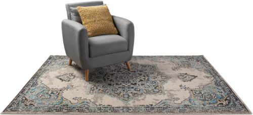 Rug Casa Beige/Turquoise 300x400 cm