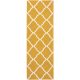 Gyapjú futószőnyeg Windsor Yellow 80x240 cm