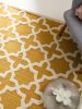 Gyapjú szőnyeg Windsor sárga 120x170 cm