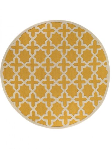 Gyapjúszőnyeg Kör alakú Windsor Yellow o 120 cm