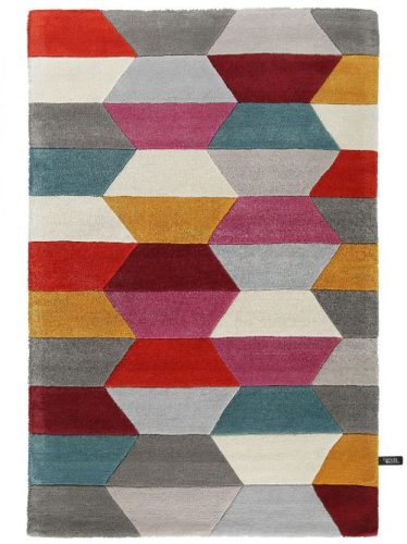 Gyapjúszőnyeg Funk Multicolour 170x240 cm