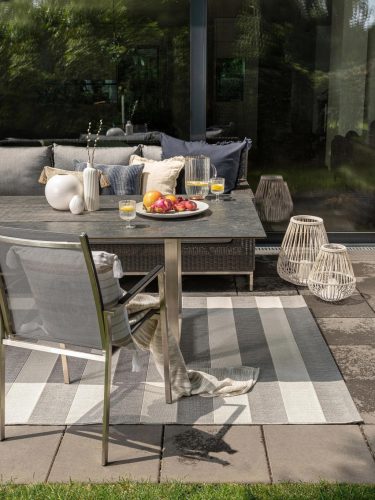 In- & Outdoor Rug Metro Grey 160x230 cm