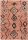 Shaggy rug Gobi Rose 15x15 cm Sample