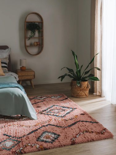 Shaggy rug Gobi Rose 120x170 cm
