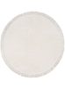 Shaggy szőnyeg Ava Cream ¸ 200 cm kerek