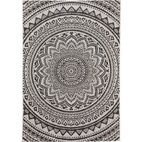 In- & Outdoor Rug Cleo White/Black 160x230 cm