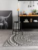 In- & Outdoor Rug Cleo White/Black 80x150 cm