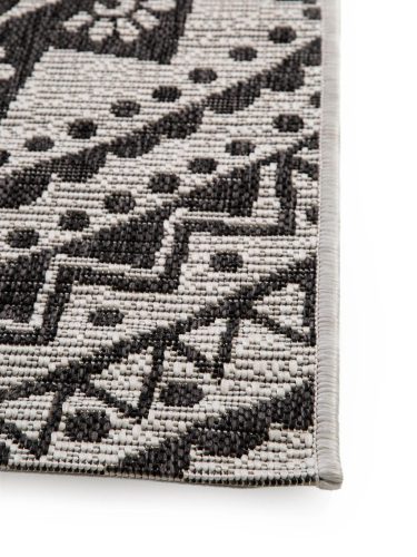 In- & Outdoor Rug Cleo White/Black 80x150 cm