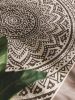 In- & Outdoor Rug Cleo White/Black 15x15 cm Sample