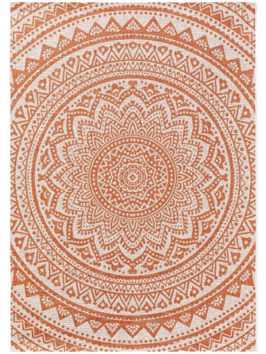 Kültéri és beltéri szőnyeg Cleo narancssárga 15x15 cm Mintadarab