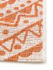 Kültéri és beltéri szőnyeg Cleo narancssárga 15x15 cm Sample