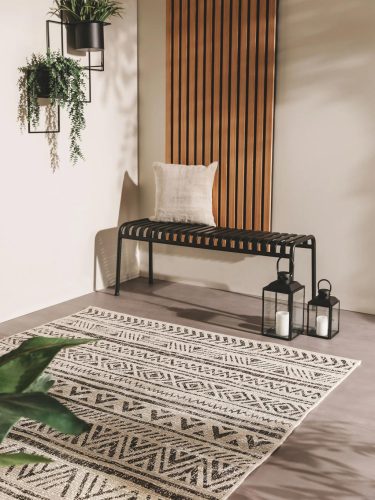 In- & Outdoor Rug Cleo White/Black 120x170 cm