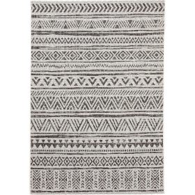 In- & Outdoor Rug Cleo White/Black 140x200 cm