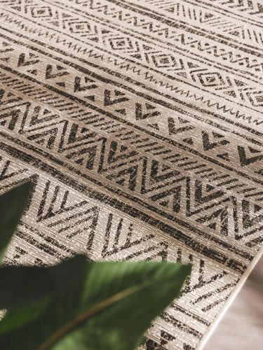 In- & Outdoor Rug Cleo White/Black 240x340 cm