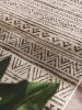 In- & Outdoor Rug Cleo White/Black 300x400 cm