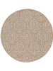In- & Outdoor Round Rug Cleo Cream/Beige ø 120 cm round
