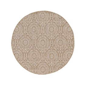 In- & Outdoor Round Rug Cleo Cream/Beige ø 120 cm round