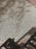 Kültéri és beltéri szőnyeg Cleo bézs/türkiz 120 cm kerek