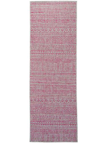 Kül- és beltéri futószőnyeg Cleo Pink 80x240 cm