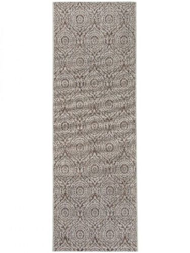 Kül- és beltéri futószőnyeg Cleo Beige/Brown 80x240 cm