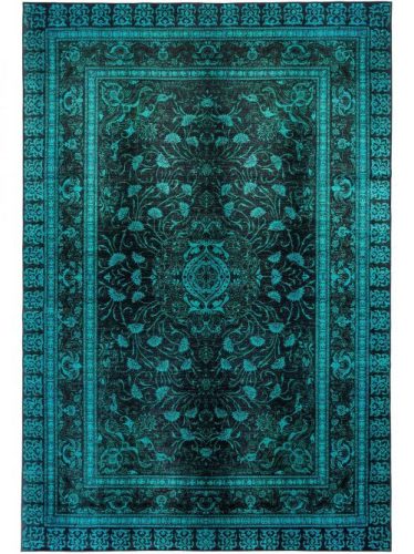 Nyomott mintás szőnyeg Siljan Turquoise 200x300 cm