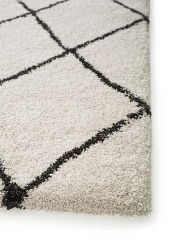 Shaggy rug Gobi Cream 15x15 cm Sample
