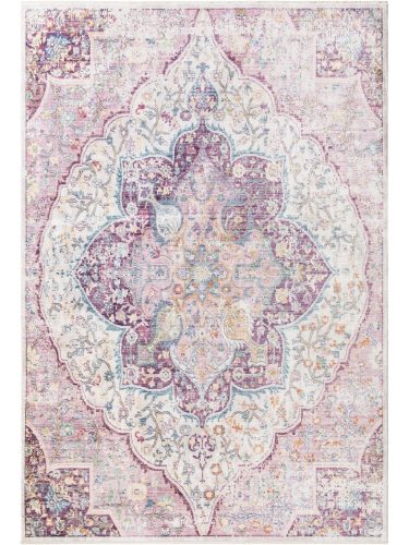 Viscose Rug Yuma Multicolour/Pink 160x230 cm