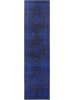 Nyomott mintás szőnyeg Siljan Blue 80x300 cm