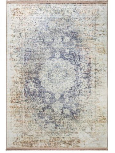 Nyomott mintás szőnyeg Siljan Blue/Grey 130x190 cm