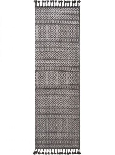 Laila szőnyeg Beige/Black 80x240 cm