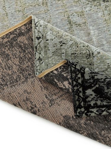 Flat Weave Rug Frencie Black/Grey 80x165 cm