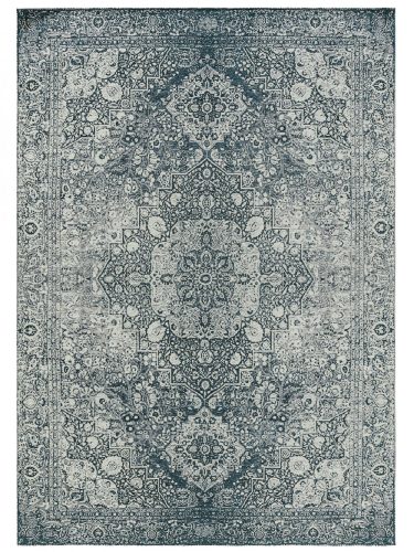 Lapos szőttes szőnyeg Frencie kék 80x165 cm