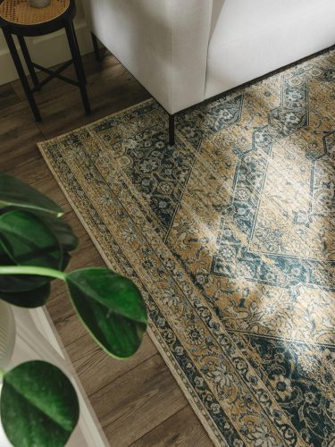 Flat Weave Rug Frencie Blue 80x165 cm