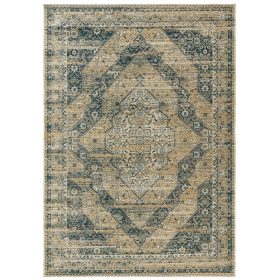 Flat Weave Rug Frencie Blue 120x180 cm