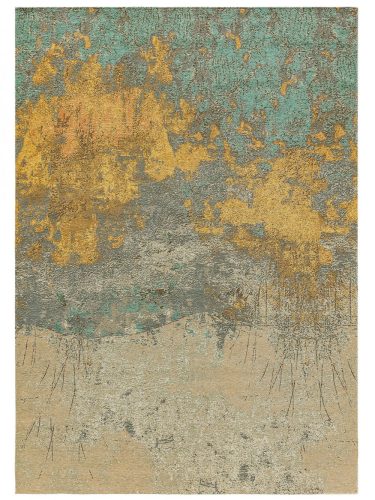 Lapos szőttes szőnyeg Frencie bézs/kék 15x15 cm Sample