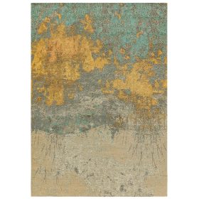 Flat Weave Rug Frencie Beige/Blue 200x285 cm